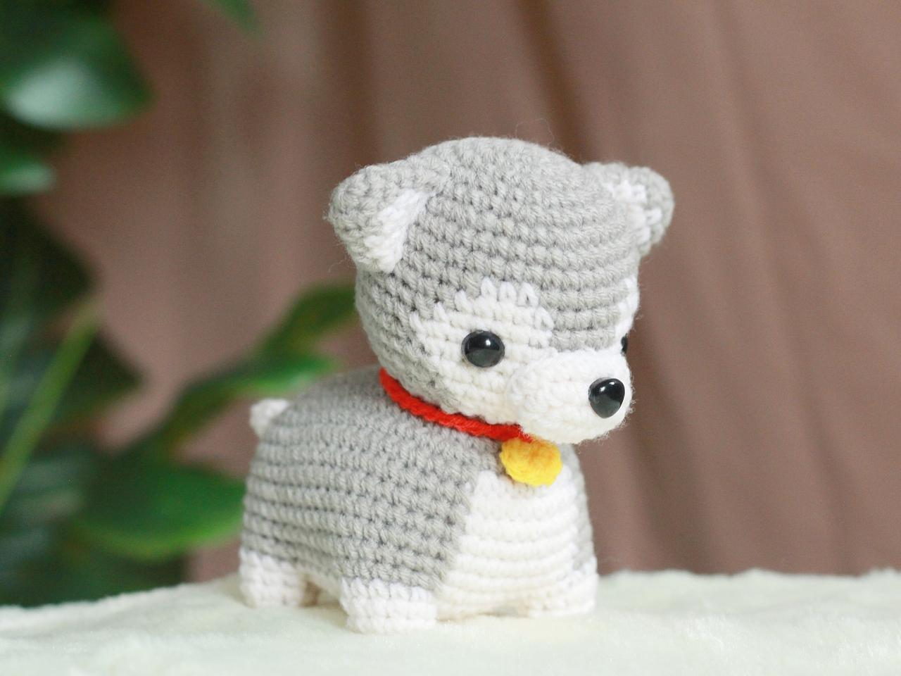 Pattern: Siberian Husky Crochet Amigurumi Doll Pdf Crochet Pattern - Instant Download